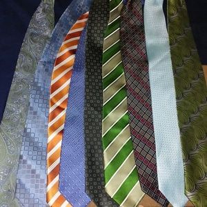TIES 9 pack,like new big names